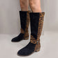 🔥Women's Leopard Print Riding Boots – Comfort, Style & Confidence in Every Step! 🐆