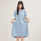 🛁✨Women's Cosy Hooded Textured Grid Bathrobe