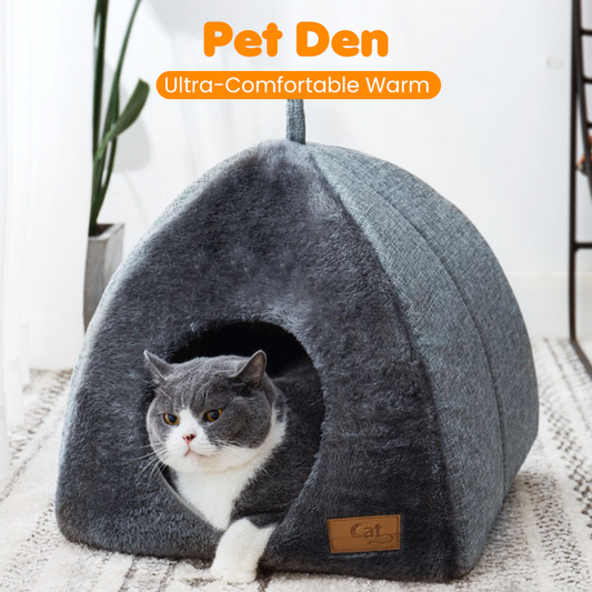 🐾🛌Ultra-Comfortable Warm Pet Den