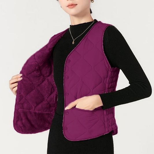 🔥HOT SALE 49% - Women's Warm Quilted Lightweight Fitted Vest