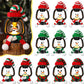 🎅🎄Christmas Decoration Mini Snowman Lantern with Hats and Scarves