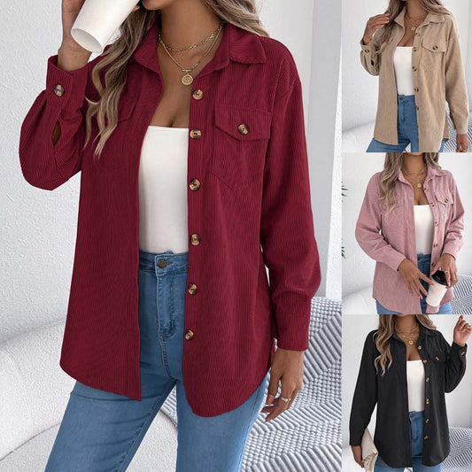 Women's Casual Fashion Solid Color Tops