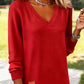 🔥Women’s Long Sleeve V-Neck Knit Dress