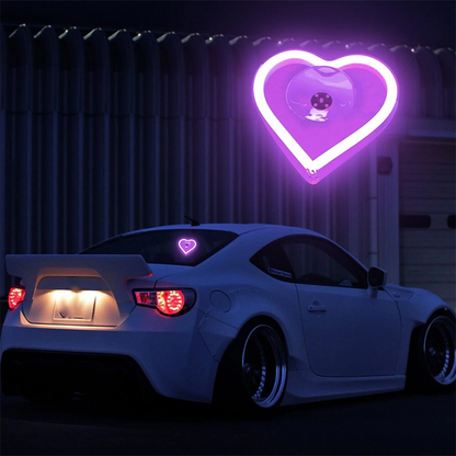 ❄️Holiday Early Bird Discount🎁 Wireless heart-shaped atmosphere light for the car