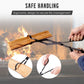 🔥 Durable & Foldable Firewood Tongs