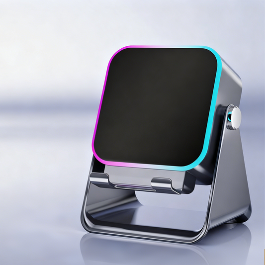 🎶📱5-in-1 Wireless Induction Bluetooth Speaker with Adjustable Phone Stand