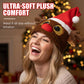 🎄✨Interactive Plush Christmas Character Hat