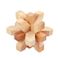 🔥 49% OFF! ✨ Luban Lock Wooden Puzzle - Stimulates Spatial Intelligence, Natural Wood Design, Educational Family Game 🧩🤲