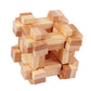 🔥 49% OFF! ✨ Luban Lock Wooden Puzzle - Stimulates Spatial Intelligence, Natural Wood Design, Educational Family Game 🧩🤲