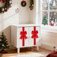 🎄🎀 Large Christmas Cabinet Bow – Pre-Tied Satin Ribbon Door Decoration