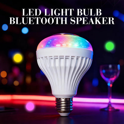 💡🎵 Bluetooth Speaker Light Bulb – RGB Lighting & Music in One