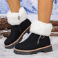 ⏰Black Friday Flash Deal! Women's Faux Fur Ankle Snow Boots🔥 Direct 50% Off, Grab It Now or Regret Later!