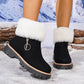 ⏰Black Friday Flash Deal! Women's Faux Fur Ankle Snow Boots🔥 Direct 50% Off, Grab It Now or Regret Later!