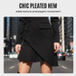 🔥Black Friday Mega Sale🔥Button-Front Pleated Mini Blazer Dress
