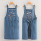 Unisex Vintage Denim Barista Apron