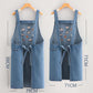 Unisex Vintage Denim Barista Apron