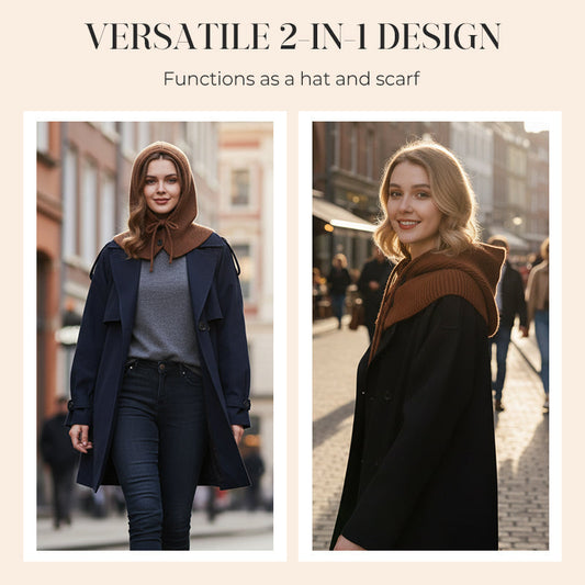 🎁 Hot Sale 49% OFF 🔥Women’s Knitted Balaclava Hood with Buttons