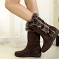 🎄Christmas Sale 49% OFF👢Women's Mid-Calf Snow Boots with Plush Trim - Cozy & Stylish