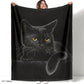 🐈‍⬛🖤 Giant Black Cat Cozy Blanket – Soft Cat-Themed Throw for Sofa, Bed & Travel