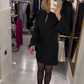 🔥Black Friday Sale 49% OFF🔥Women's Elegant Long Sleeve Mini Dress