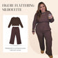 ✨Women’s Plus-Size Long-Sleeve Tops & Pants 2-Piece Set