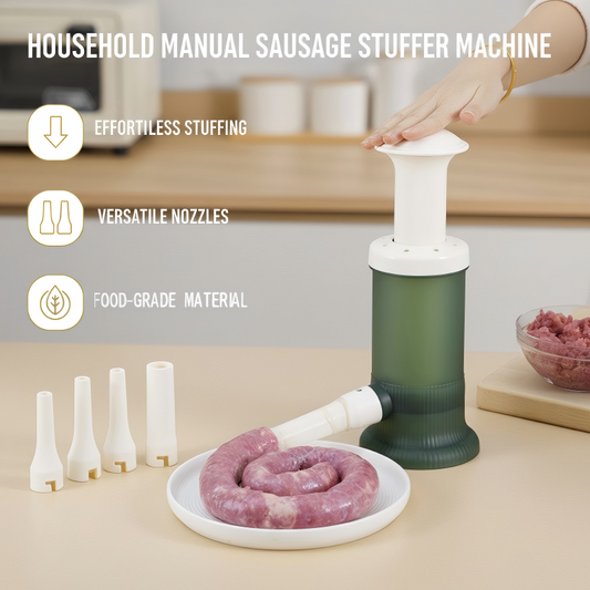 ⏰🌭Household Manual Sausage Stuffer Machine✨