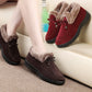 Women's Plush Lined Slip-On Winter Loafers
