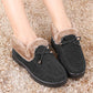 Women's Plush Lined Slip-On Winter Loafers