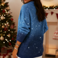 ✨ Women’s Sparkly Knit Long Sleeve Sweater