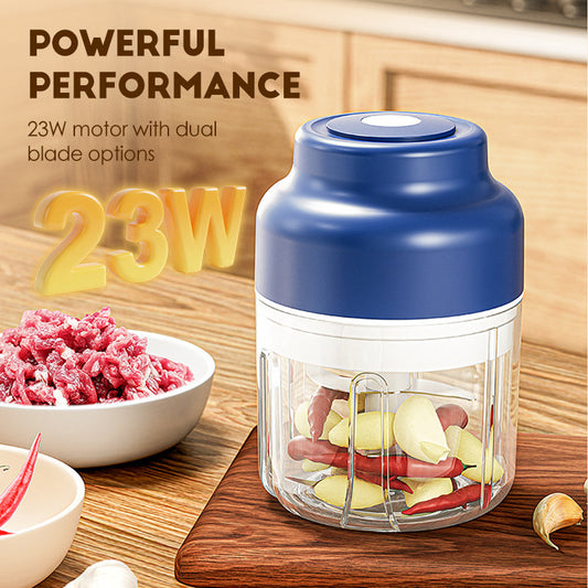 🔥Kitchen goodies🔥 - Electric Mini Garlic Chopper Set🌀🥗