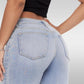 👖 49% OFF 🌊 | Baggy Jeans with Low Waist – Light/Dark Blue & Breathable Fabric
