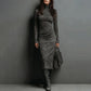 🎁Meet Christmas 49% OFF🎄|Elegant Turtleneck Long-Sleeve Bodycon Dress