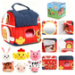👶Interactive Plush Farm House Toy Set for Kids🐄🐏