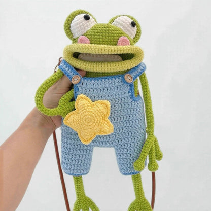 🐸DIY Crochet Frog Phone Bag Kit