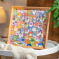 😻🖼️Wooden DIY Paintable Cat Puzzle Photo Frame