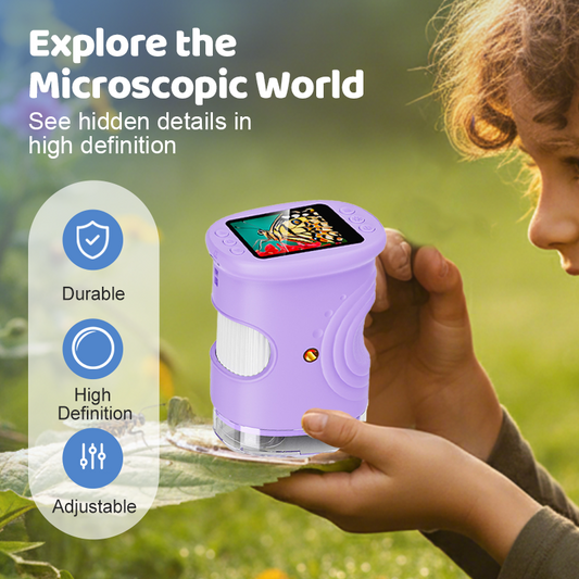 🔥Hot Sale Offers-Handheld Pocket Microscope for Kids-A child's best teacher(Free Shipping)