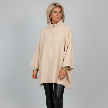 🎅Christmas Special Deals £32.99!!⚡Casual Loose Fit Knit Top with Zipper