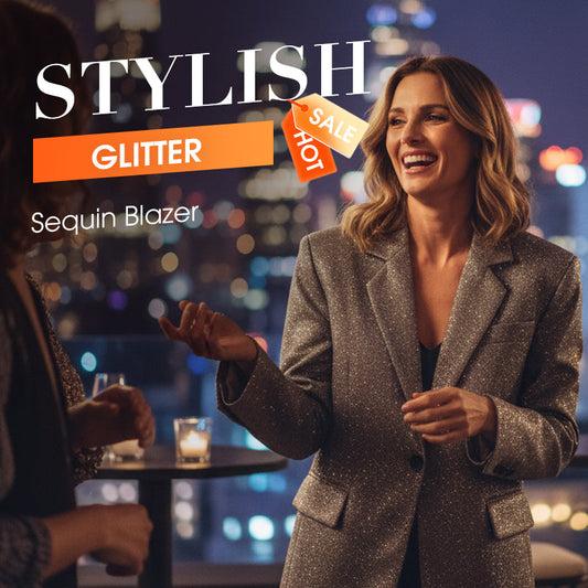 🎅Christmas Special Deals £31.99!!🧥Women’s Stylish Glitter Sequin Blazer