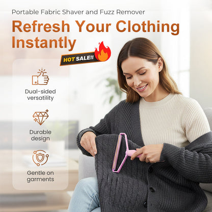 Today's Flash Sale⚡Buy 2 Get 1 Free🎁Portable Fabric Shaver and Fuzz Remover