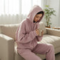 Soft Hooded Zipper Sweatshirt for Women