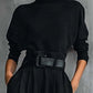 ⏳Limited-time 49% off⏰Women’s Elegant Turtleneck Top & High-Waist Pants Set (Get a Free Belt)👚👖