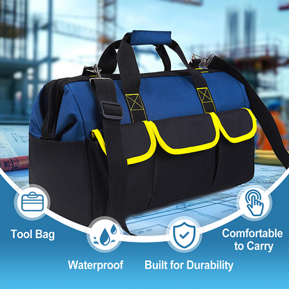 ⏳ LIMITED DEAL – 49% OFF 🔧 Heavy Duty Tool Bag with Shoulder Strap – Durable, Spacious & Practical for Every Job