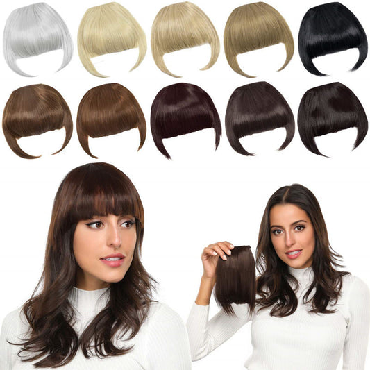 🏆Flash Sale⚡10K+ SOLD! Almost Gone💥Seamless 3D Clip-In Bangs Hair Extensions