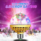 🌈✨ Colorful Rotating Party Light – Auto-Spinning Disco Light