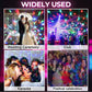 🌈✨ Colorful Rotating Party Light – Auto-Spinning Disco Light