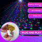 🌈✨ Colorful Rotating Party Light – Auto-Spinning Disco Light