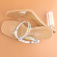 Rhinestone high heel fixation strap