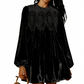 🏆 Hot Sale - 55% OFF ✨Vintage-Inspired Lace Panel Tunic Dress