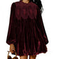 🏆 Hot Sale - 55% OFF ✨Vintage-Inspired Lace Panel Tunic Dress