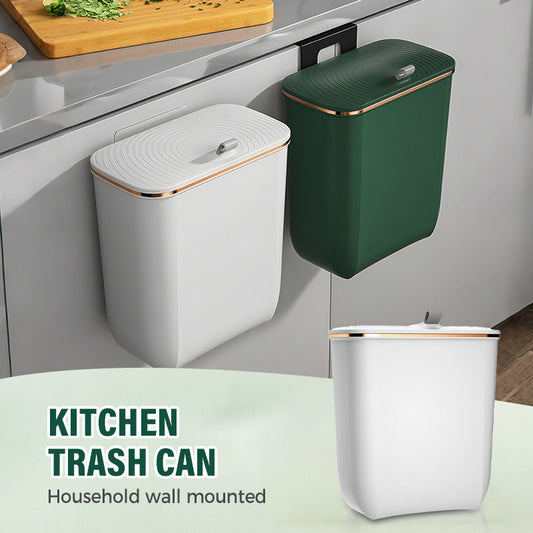 🗑️ 50% OFF NOW! 🏠 Wall-Mounted Trash Can with Large Capacity – Odor-Proof & Hygienic – Perfect for Kitchen, Bathroom & Bedroom 🧹